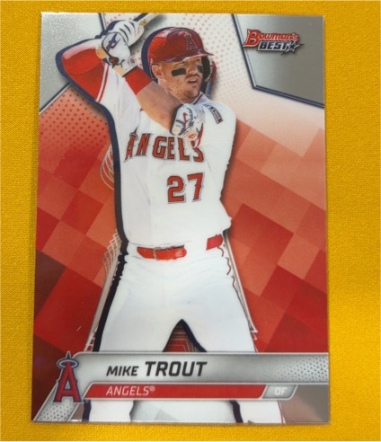 2025 Bowman's Best #26 Mike Trout — front