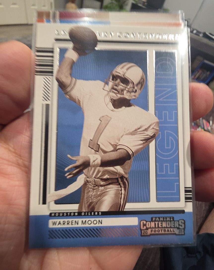 2021 Panini Contenders Legendary Contenders #LGD-WMO Warren Moon — front