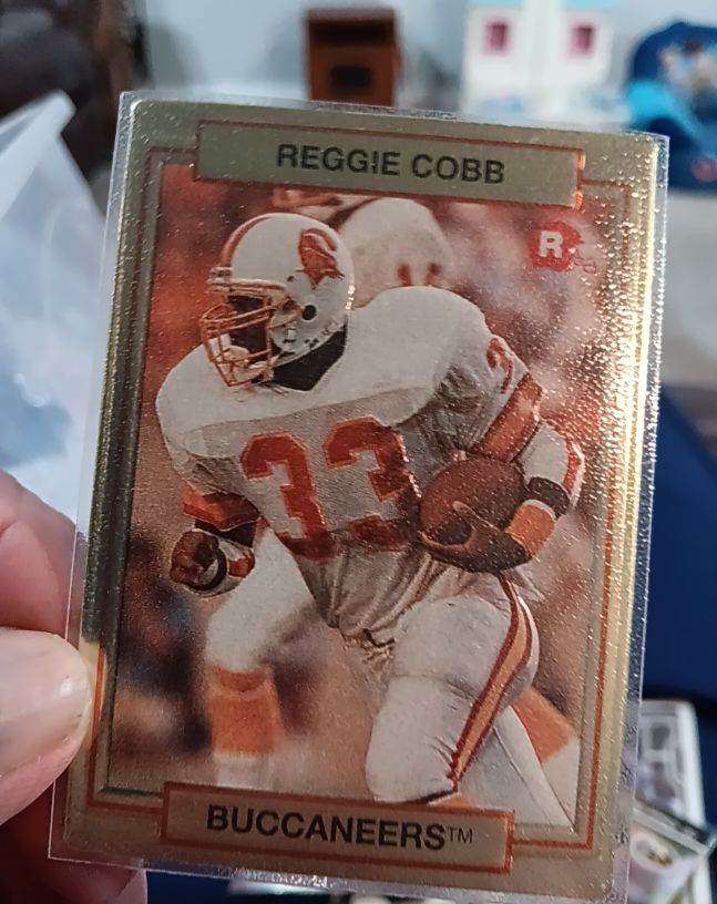 1990 Action Packed Rookie Update #43 Reggie Cobb — front