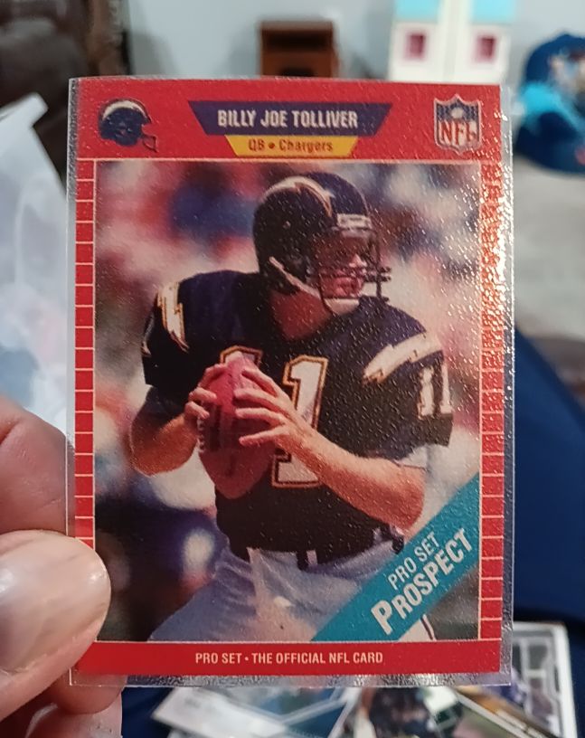 1989 Pro Set #536 Billy Joe Tolliver — front