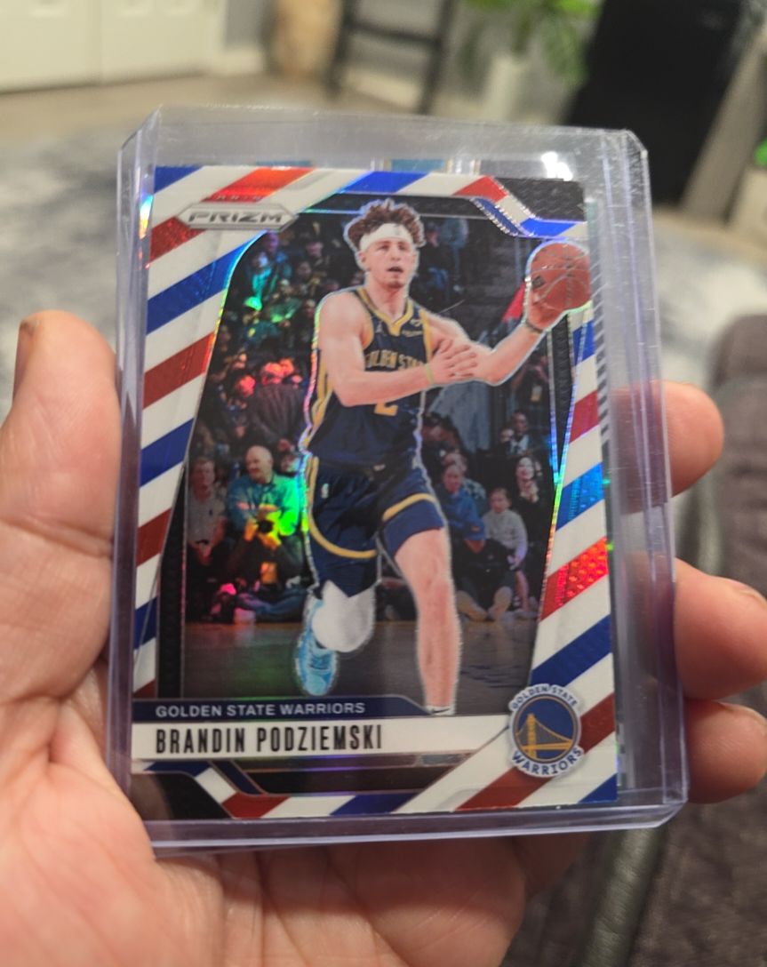 2024-25 Panini Prizm #81 Brandin Podziemski — front