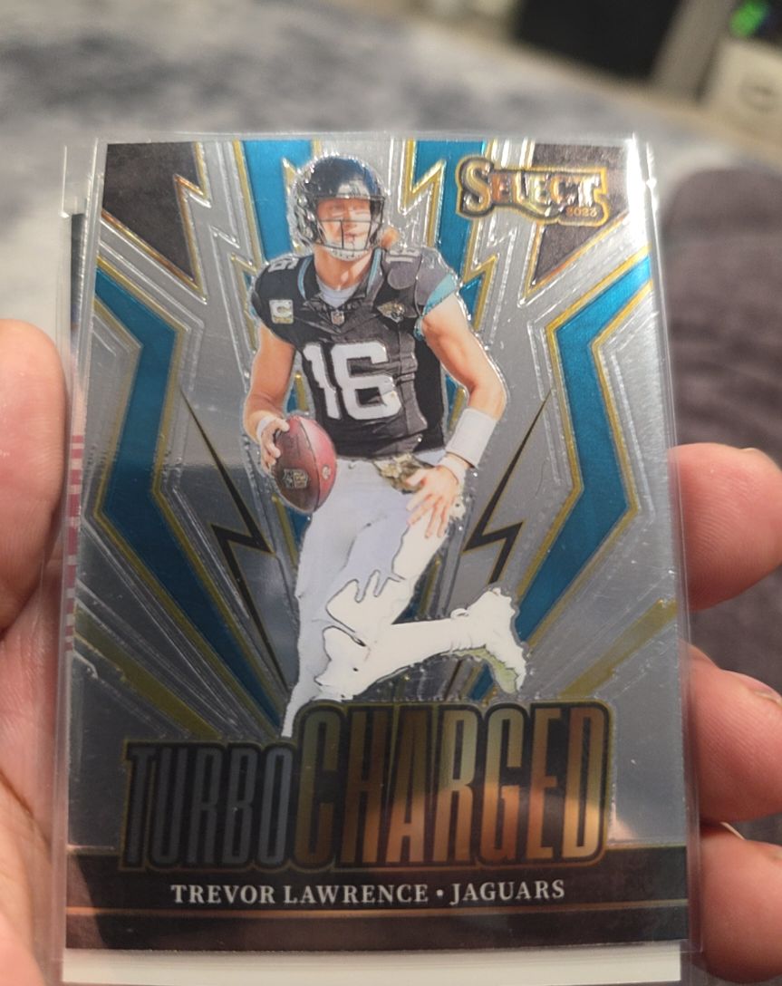 2023 Panini Select #TUR-TLA Trevor Lawrence Turbocharged — front