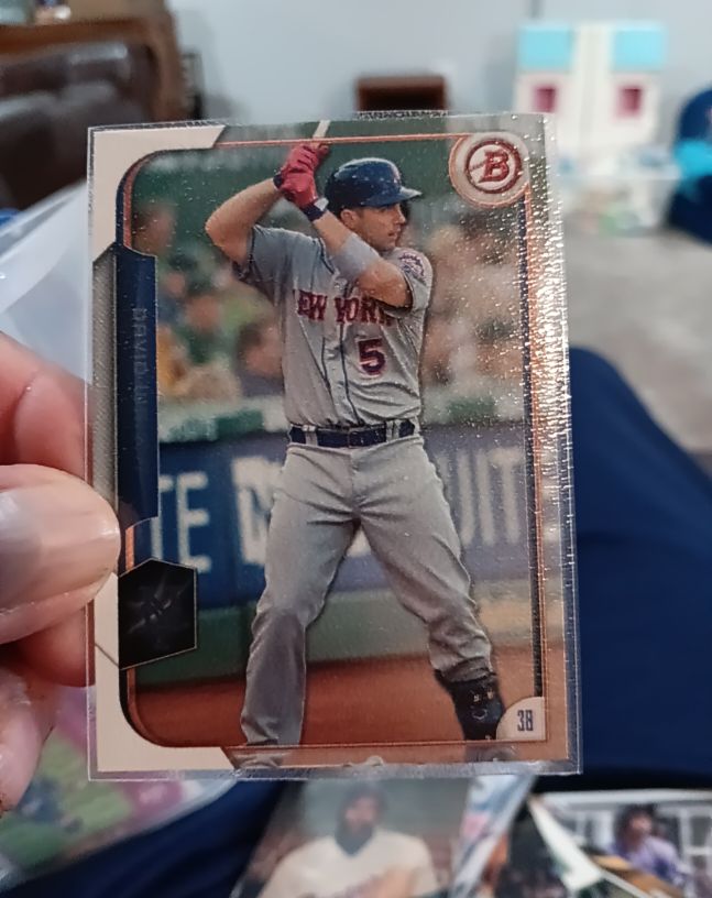 2015 Bowman #52 David Wright — front
