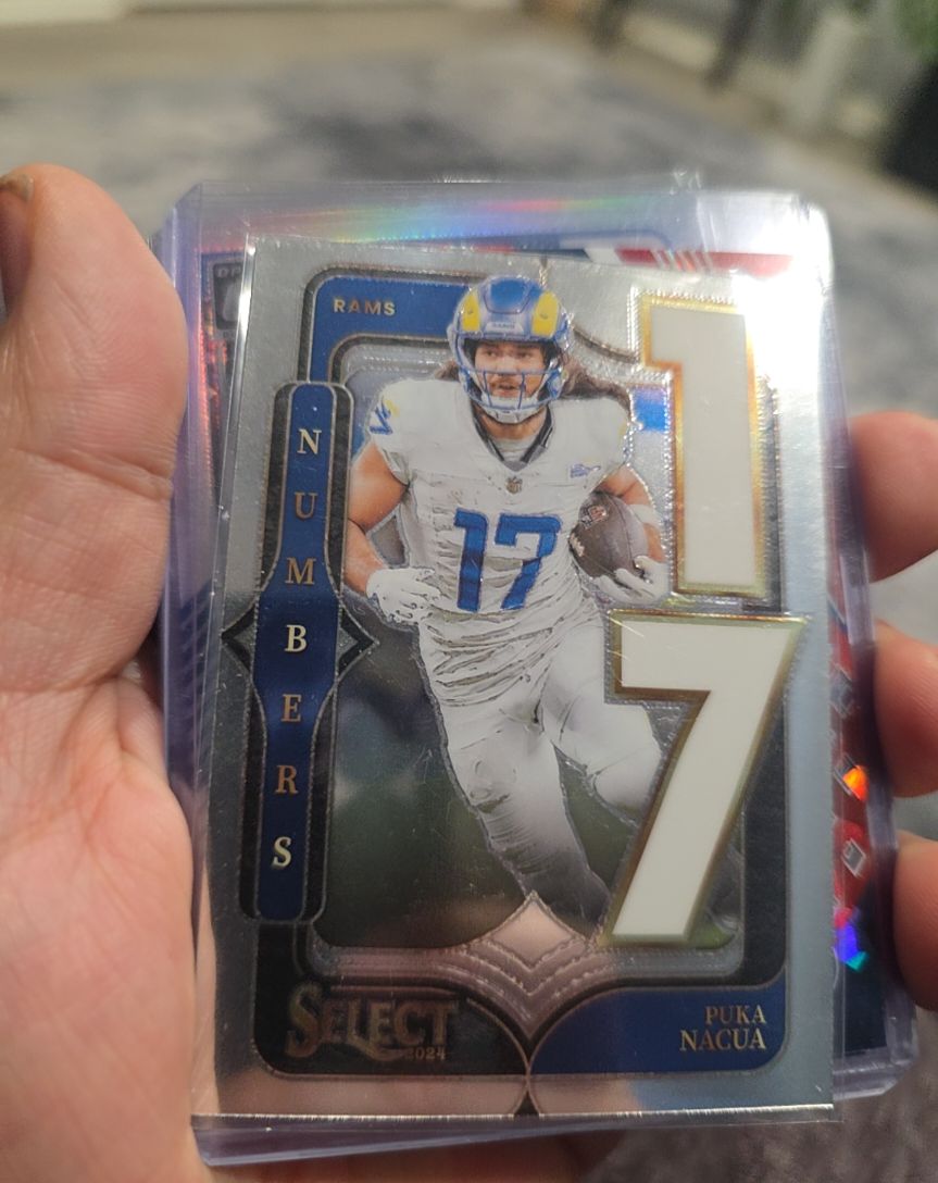 2024 Panini Select #2 Puka Nacua Select Numbers — front