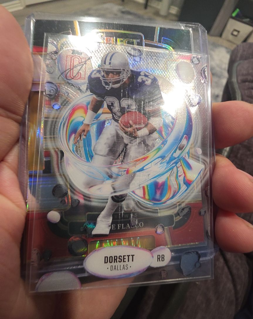 2024 Topps Signature Class #F-24 Tony Dorsett Fluidity Acetate Insert — front
