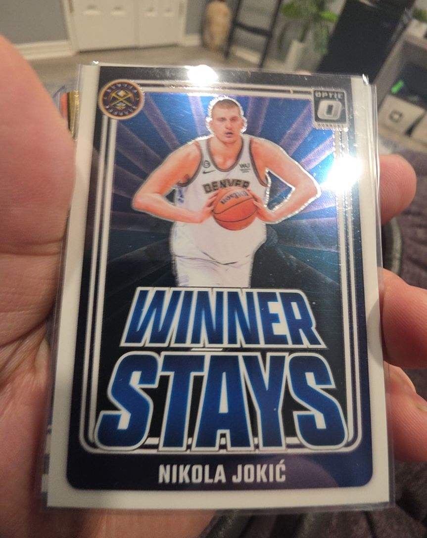 2024-25 Donruss Optic #6 Nikola Jokic Winner Stays — front