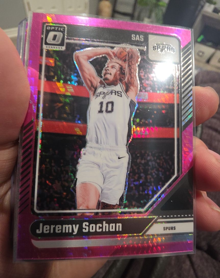 2024-25 Panini Donruss Optic #196 Jeremy Sochan — front