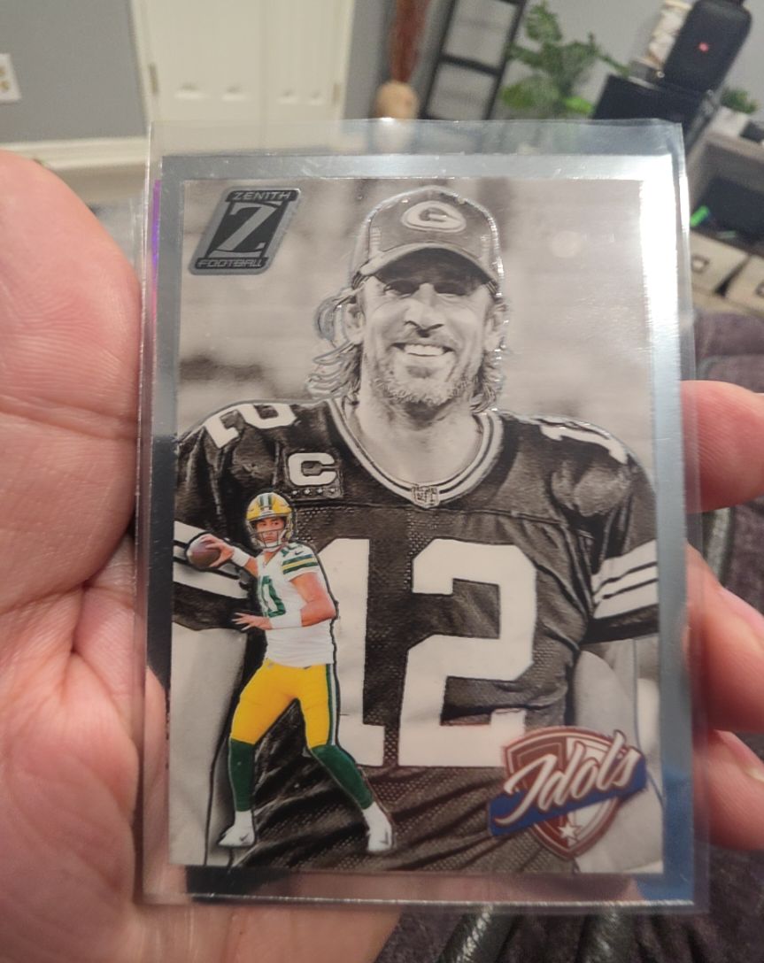 2024 Panini Zenith Idols #13 Aaron Rodgers Jordan Love — front