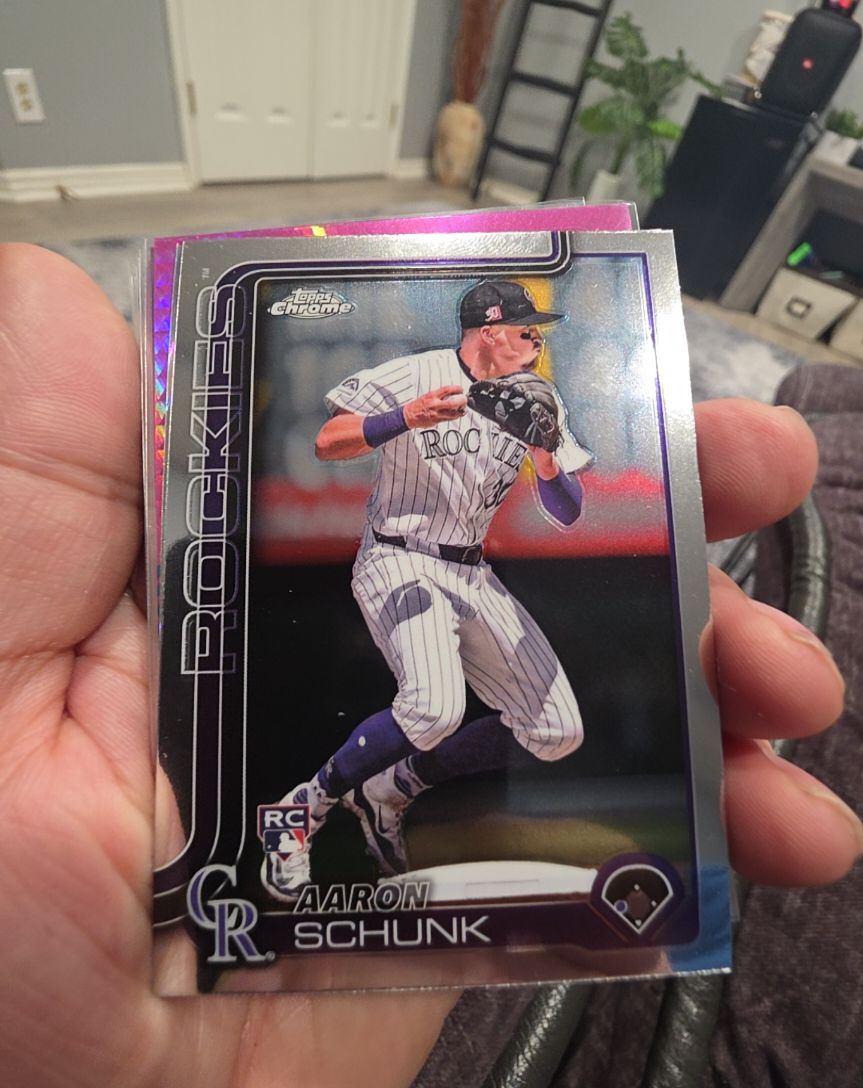 2025 Topps Chrome #238 Aaron Schunk — front