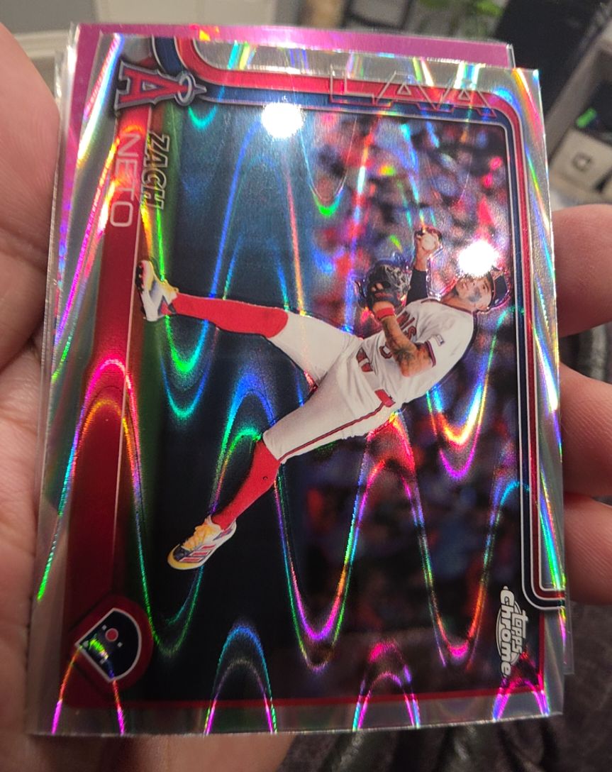 2025 Topps Chrome #211 Zach Neto — front