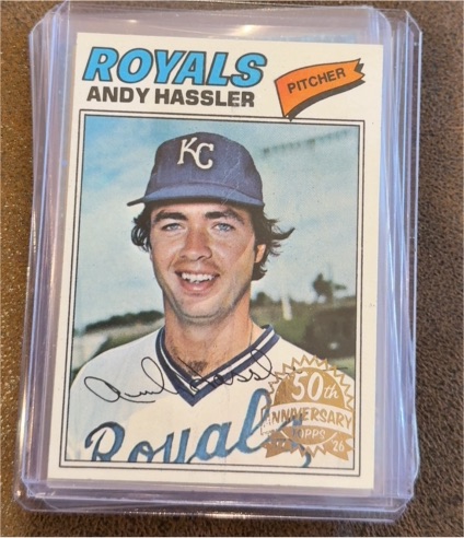 1977 Topps #602 Andy Hassler — front