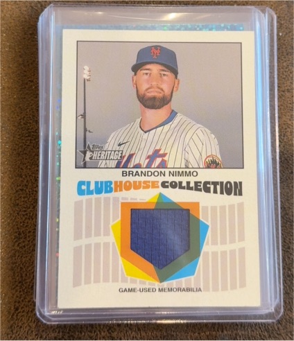 2026 Topps Heritage #CCR-BN Brandon Nimmo — front