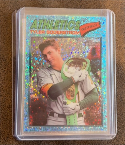 2026 Topps Heritage #101 Tyler Soderstrom — front