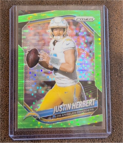 2025 Panini Prizm #215 Justin Herbert — front