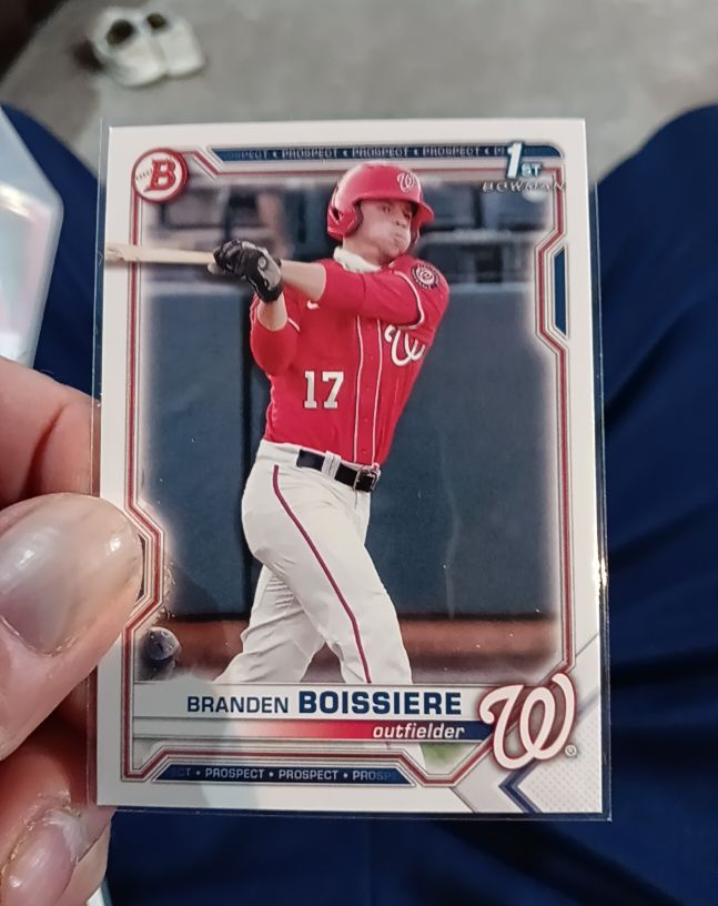 2021 Bowman Draft #BD-156 Branden Boissiere — front