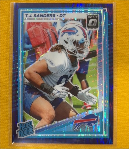 2025 Donruss Optic #226 T.J. Sanders — front