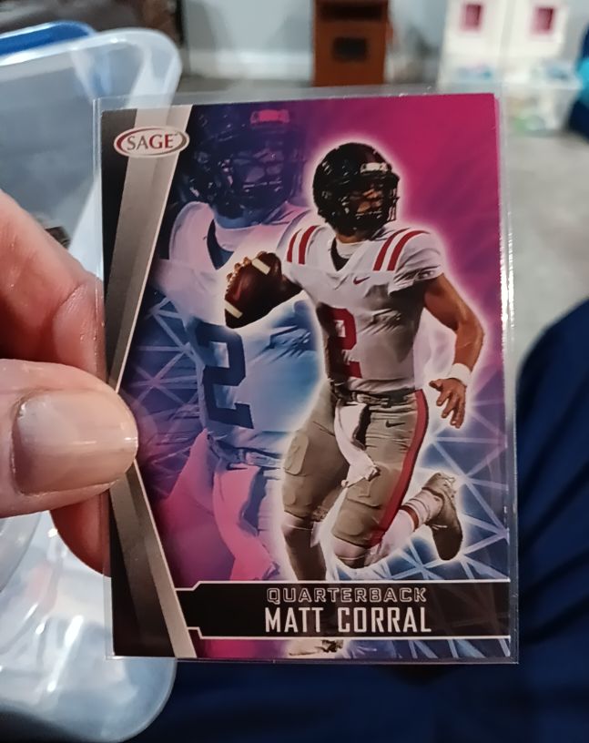 2022 Sage High Series #123 Matt Corral — front