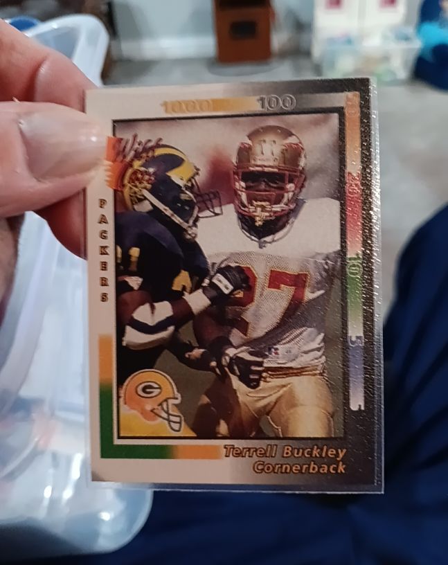 1992 Wild Card #235 Terrell Buckley — front