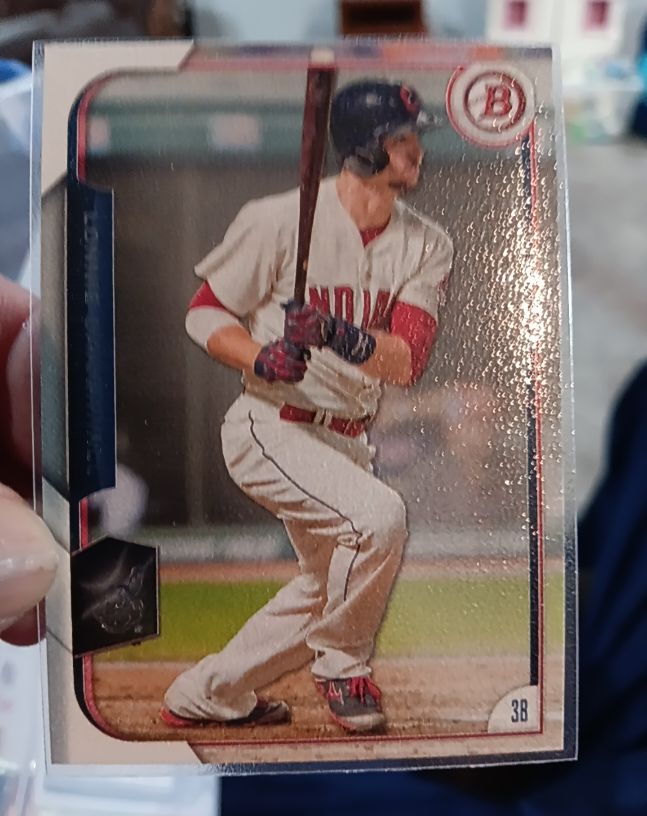 2015 Bowman #105 Lonnie Chisenhall — front