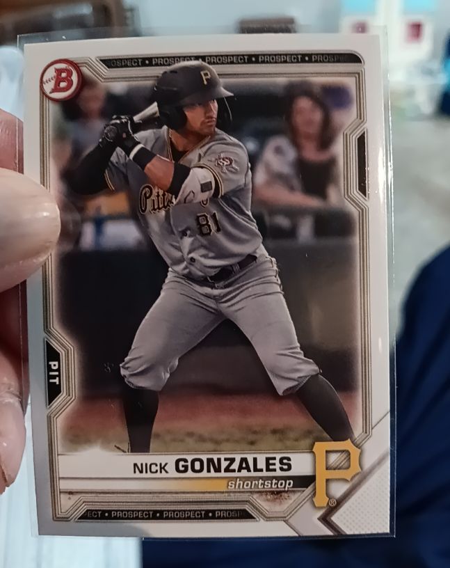 2021 Bowman Draft #BD-16 Nick Gonzales — front
