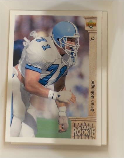 1992 Upper Deck #4 Brian Bollinger — front