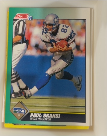 1991 Score #284 Paul Skansi — front