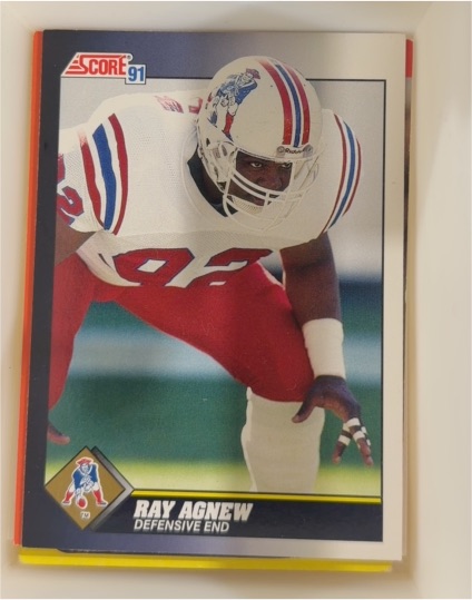 1991 Score #539 Ray Agnew — front