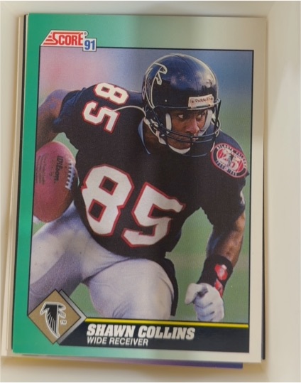 1991 Score #285 Shawn Collins — front