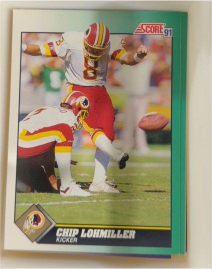 1991 Score #288 Chip Lohmiller — front