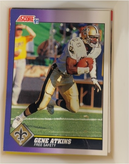 1991 Score #617 Gene Atkins — front