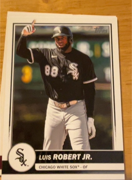 2020 Topps #85TB-47 Luis Robert Jr. — front