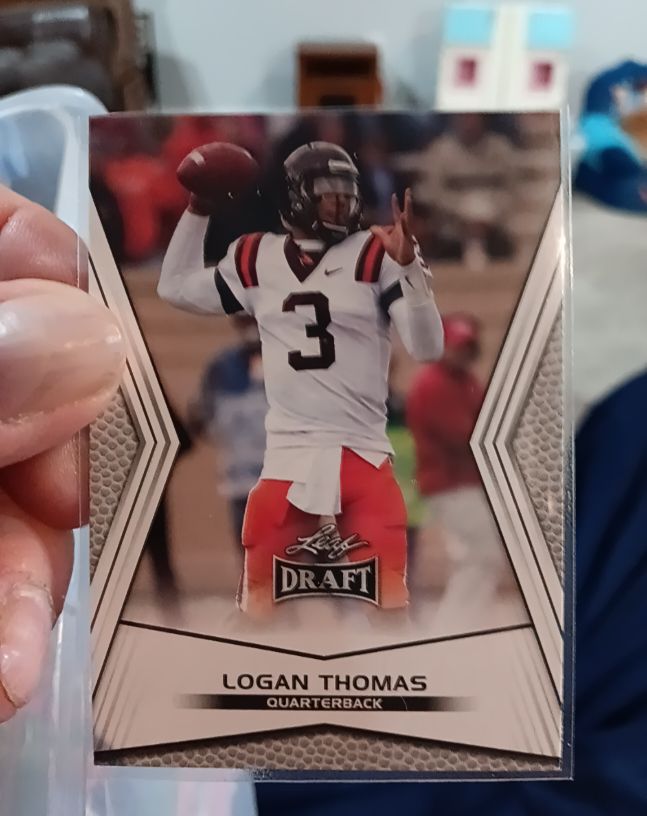 2014 Leaf Draft #36 Logan Thomas — front