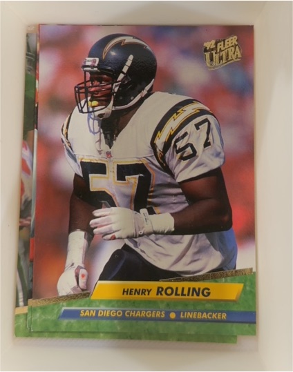 1992 Fleer Ultra #353 Henry Rolling — front