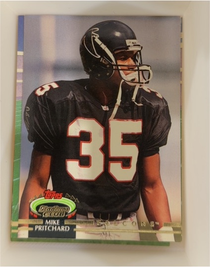 1992 Topps Stadium Club #278 Mike Pritchard — front
