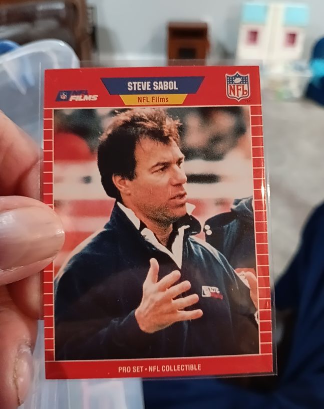 1989 Pro Set #10 Steve Sabol — front