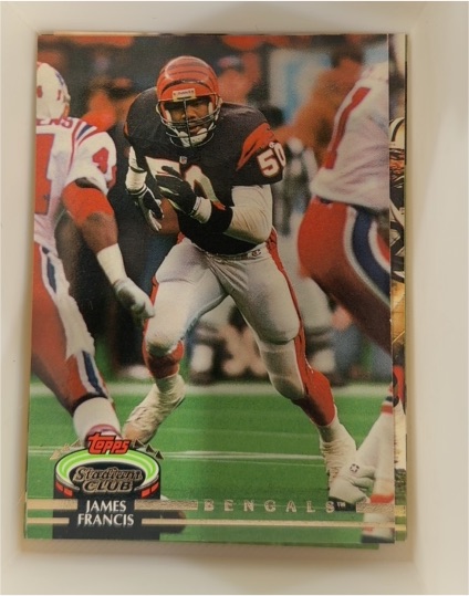1992 Topps Stadium Club #272 James Francis — front