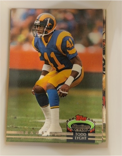 1992 Topps Stadium Club #250 Todd Lyght — front