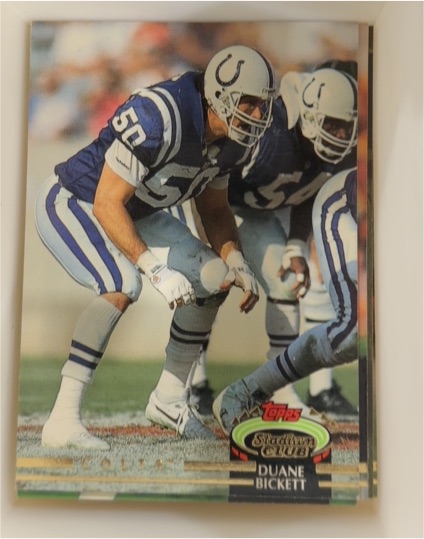 1992 Topps Stadium Club #26 Duane Bickett — front