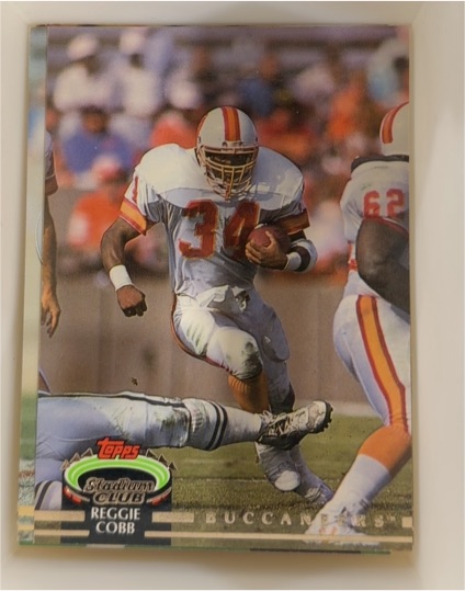 1992 Topps Stadium Club #21a Reggie Cobb — front