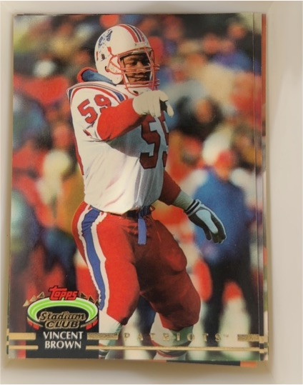 1992 Topps Stadium Club #125 Vincent Brown — front