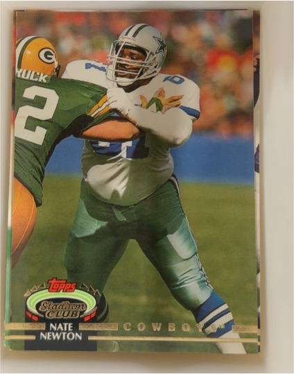 1992 Topps Stadium Club #92 Nate Newton — front