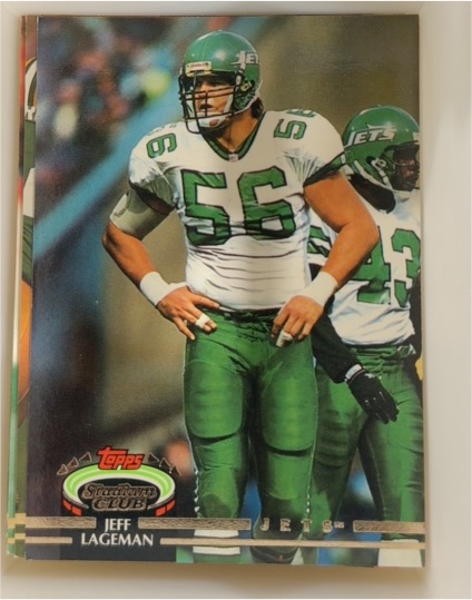 1992 Topps Stadium Club #90 Jeff Lageman — front