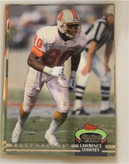 1992 Topps Stadium Club #87 Lawrence Dawsey — front