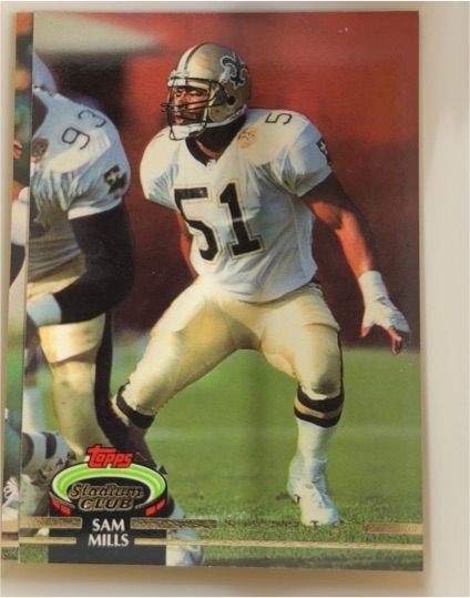 1992 Topps Stadium Club #57 Sam Mills — front