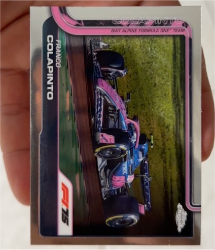 2025 Topps Chrome Formula 1 #87 Franco Colapinto — front
