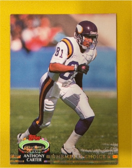 1992 Topps Stadium Club #297 Anthony Carter — front