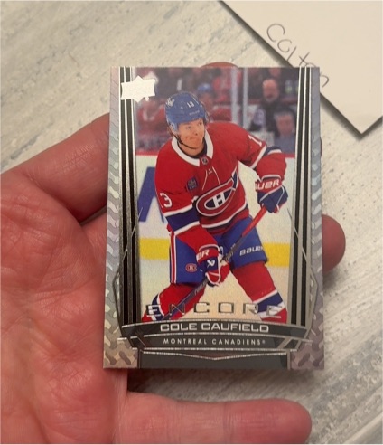 2025-26 Upper Deck Series 1 Encore #E-52 Cole Caufield — front