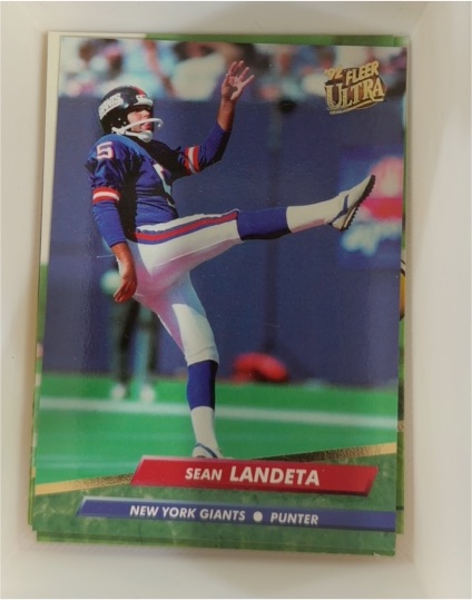 1992 Fleer Ultra #281 Sean Landeta — front