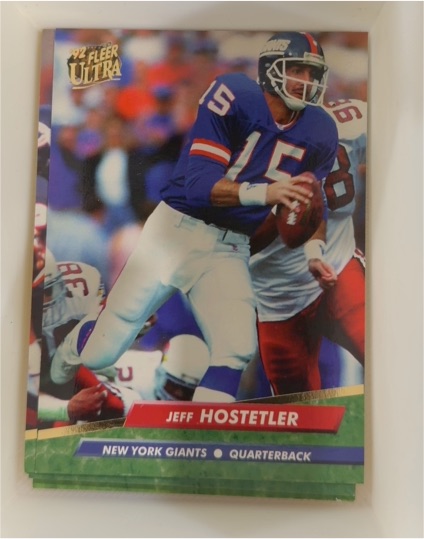 1992 Fleer Ultra #278 Jeff Hostetler — front