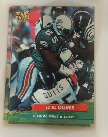 1992 Fleer Ultra #225 Louis Oliver — front